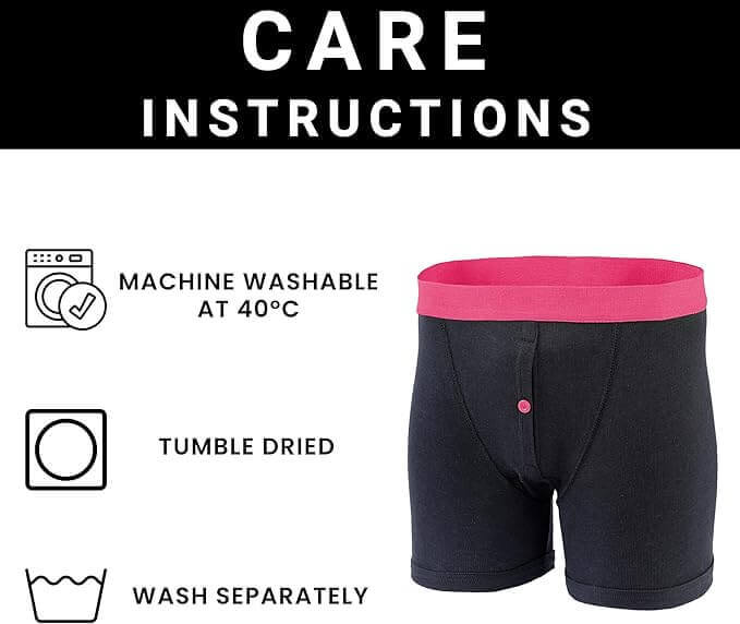 12 Pack Classic Menswear Black Cotton Blend Boxer Shorts Breathable Activewear Comfortable Stretch Colourful Waistband Durable Lightweight Button Fly Underwear MB08 by Sock Stack Boxer Shorts