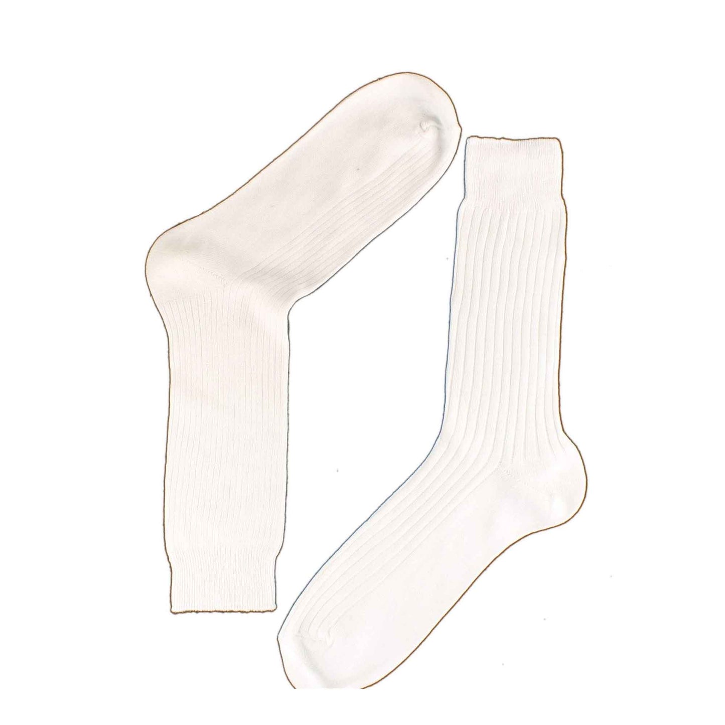 12 Pairs Men's Seamless Toe 100% Cotton Dress Socks Ribbed Moisture-Wicking Antibacterial Breathable Assorted Colours for Formal and Casual Wear by Sock Stack Socks