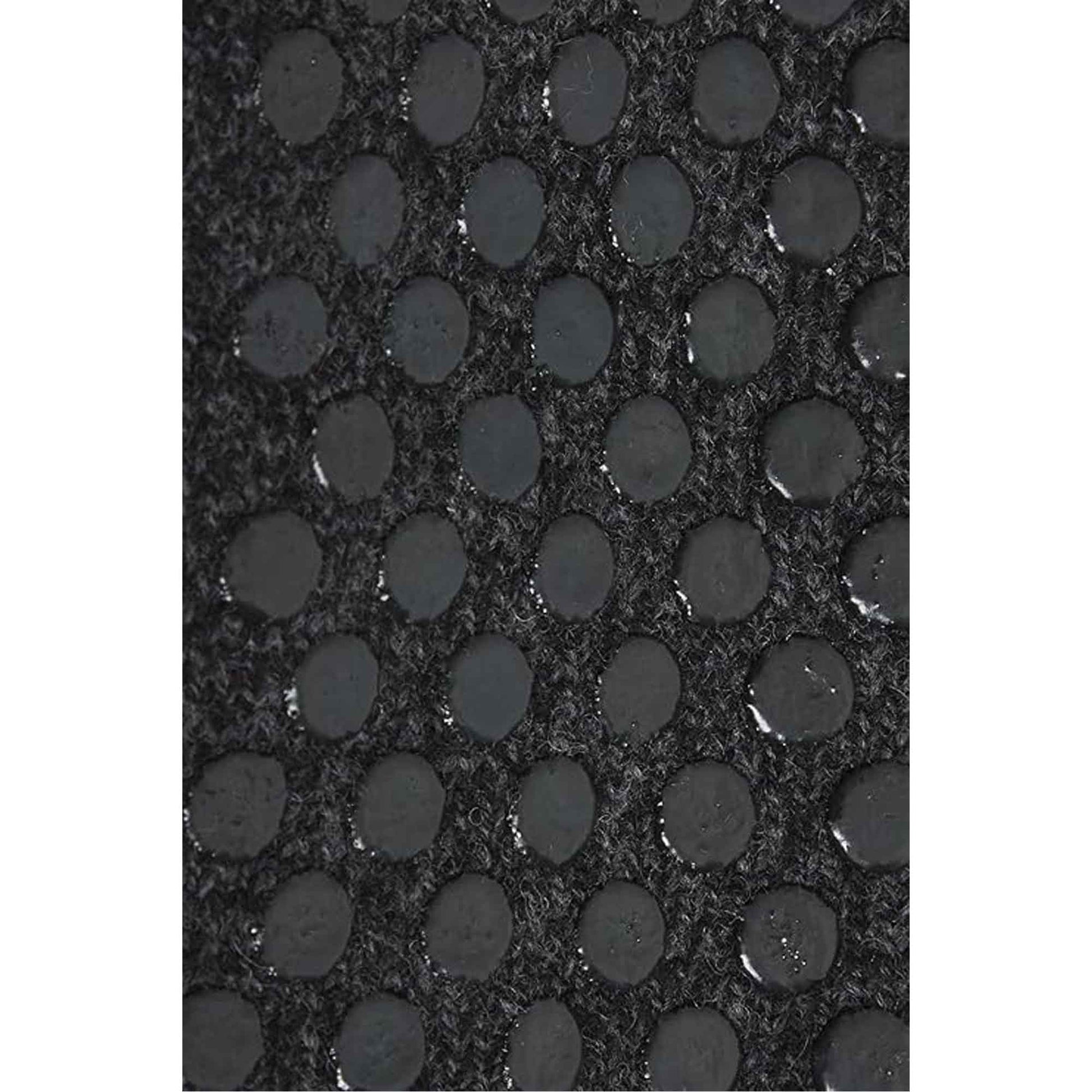 2 Pairs Men's Merino Wool Fleece Lined Slipper Socks Non-Slip Grips Cozy Winter Lounge Socks Tall Black Navy by Sock Stack BLACK/NAVY / 6-11 Socks