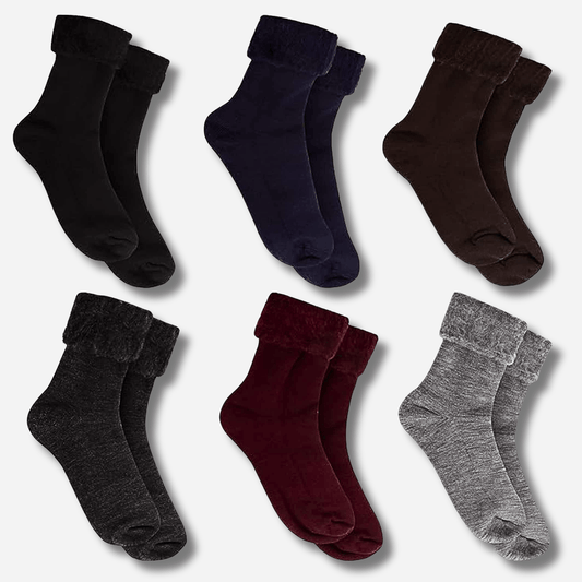 3 Pairs Mens Super Soft Fluffy Thermal Bed Socks Warm Cozy Stylish Designs UK Sizes 6-11 Perfect Gift by Sock Stack Socks