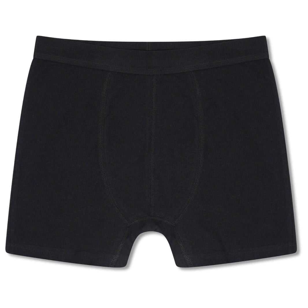 6 Pack Black Cotton Stretch Boxer Shorts Menswear Classic Breathable Comfort Fit Activewear Underwear for Men MB03 by Sock Stack Boxer Shorts