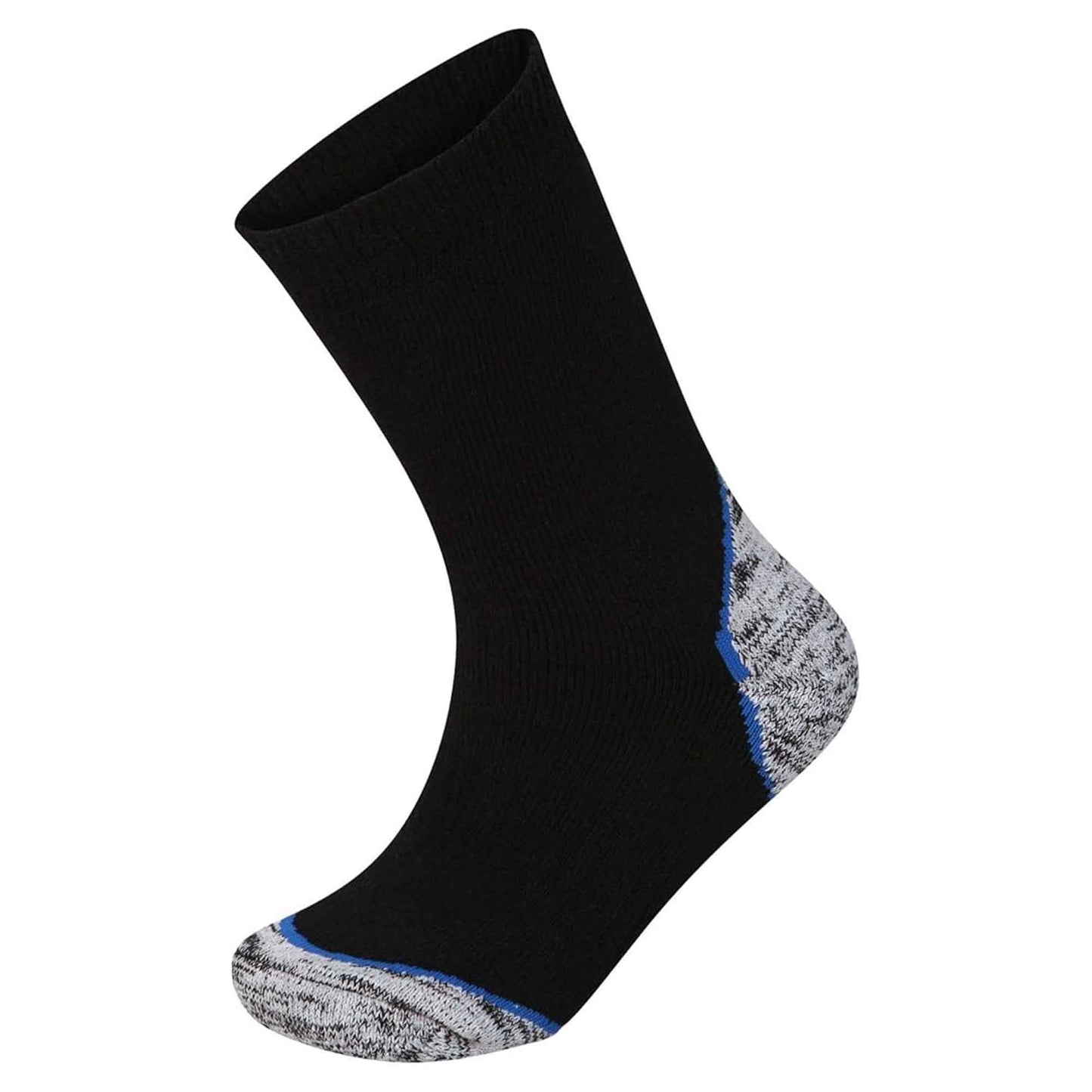 6 Pairs Anti Blister Men's Trekking Socks Reinforced Heel and Toe Cushioned Hiking Walking Work Boot Socks Sizes 6-11 Assorted Colors by Sock Stack ASSORTED / 6-11 Socks
