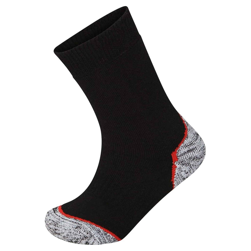 6 Pairs Anti Blister Men's Trekking Socks Reinforced Heel and Toe Cushioned Hiking Walking Work Boot Socks Sizes 6-11 Assorted Colors by Sock Stack ASSORTED / 6-11 Socks
