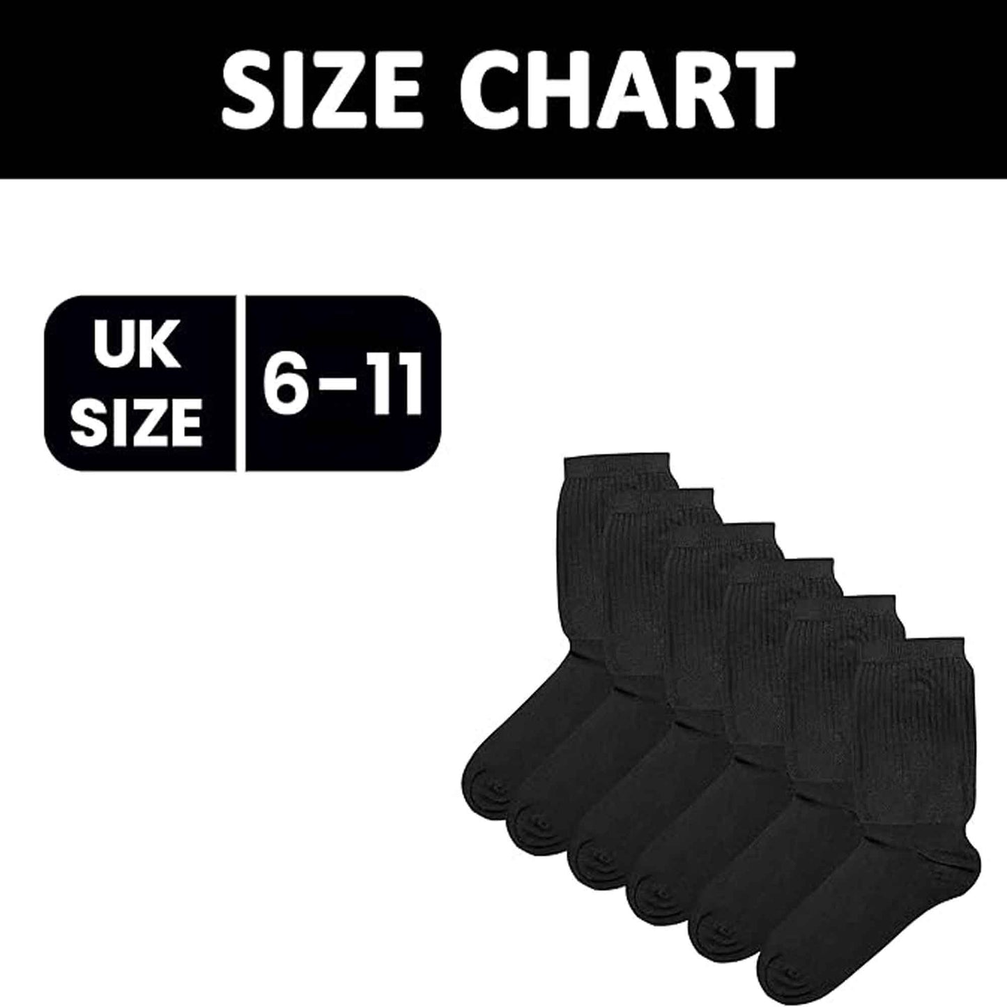 6 Pairs Men's Extra Wide Diabetic Socks Non Elastic Loose Top Moisture-Wicking Antibacterial Breathable Cotton for Leg Swelling Sock Stack Socks