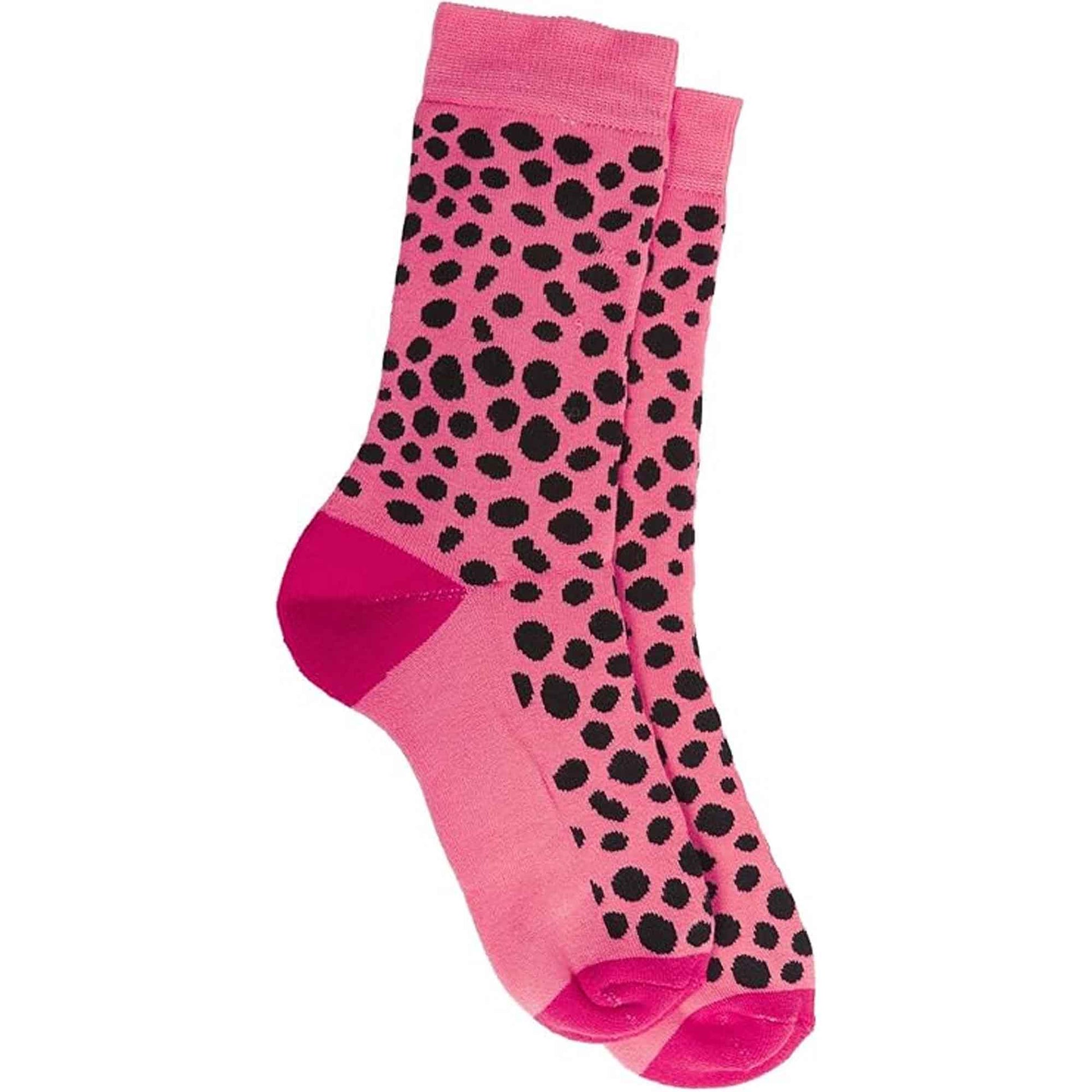 6 Pairs Women's Cotton Rich Animal Print Boot Socks with Reinforced Heel and Toe for Hiking and Walking UK Size 4-7 by Sock Stack ANIMAL PRINT / 4-7 Socks