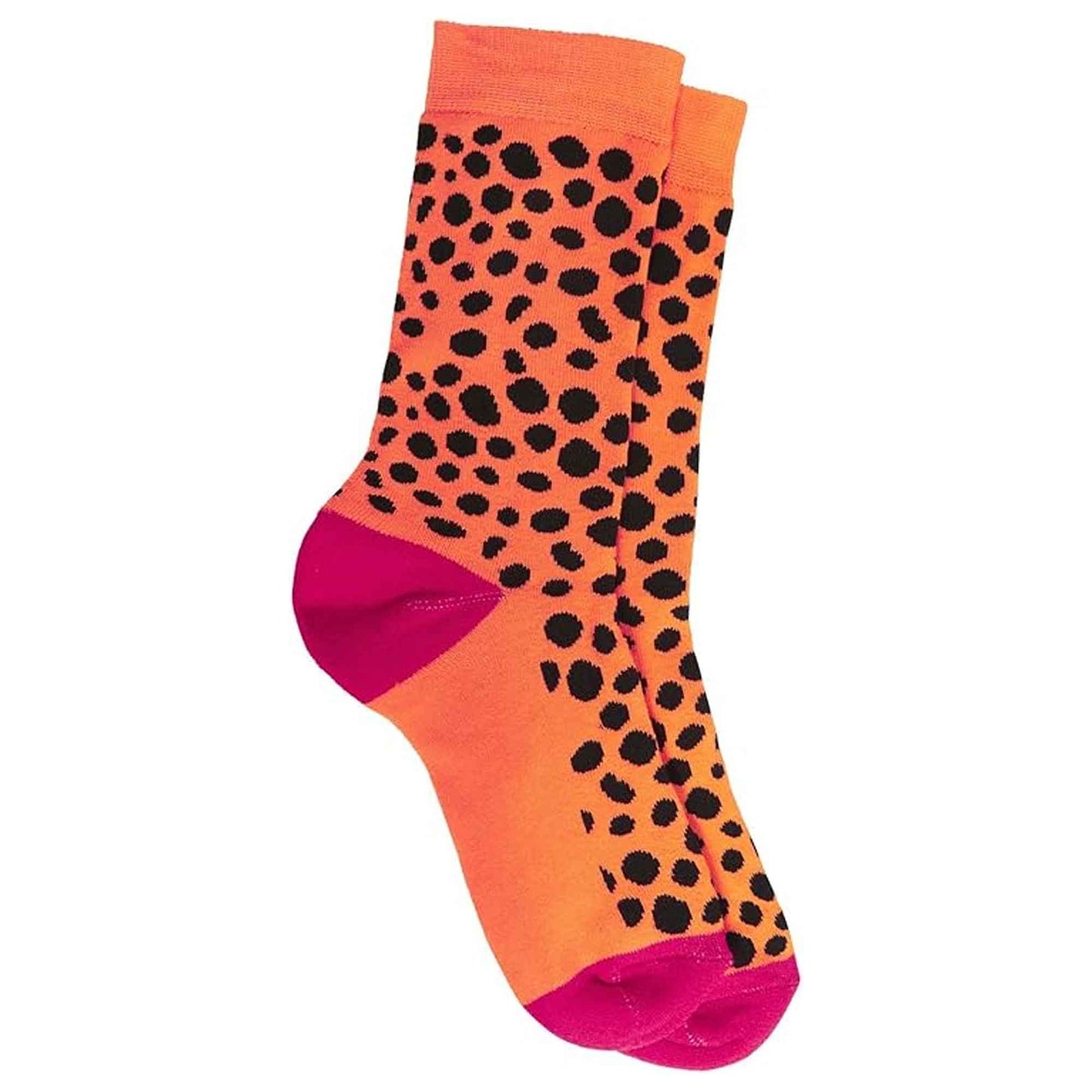 6 Pairs Women's Cotton Rich Animal Print Boot Socks with Reinforced Heel and Toe for Hiking and Walking UK Size 4-7 by Sock Stack ANIMAL PRINT / 4-7 Socks