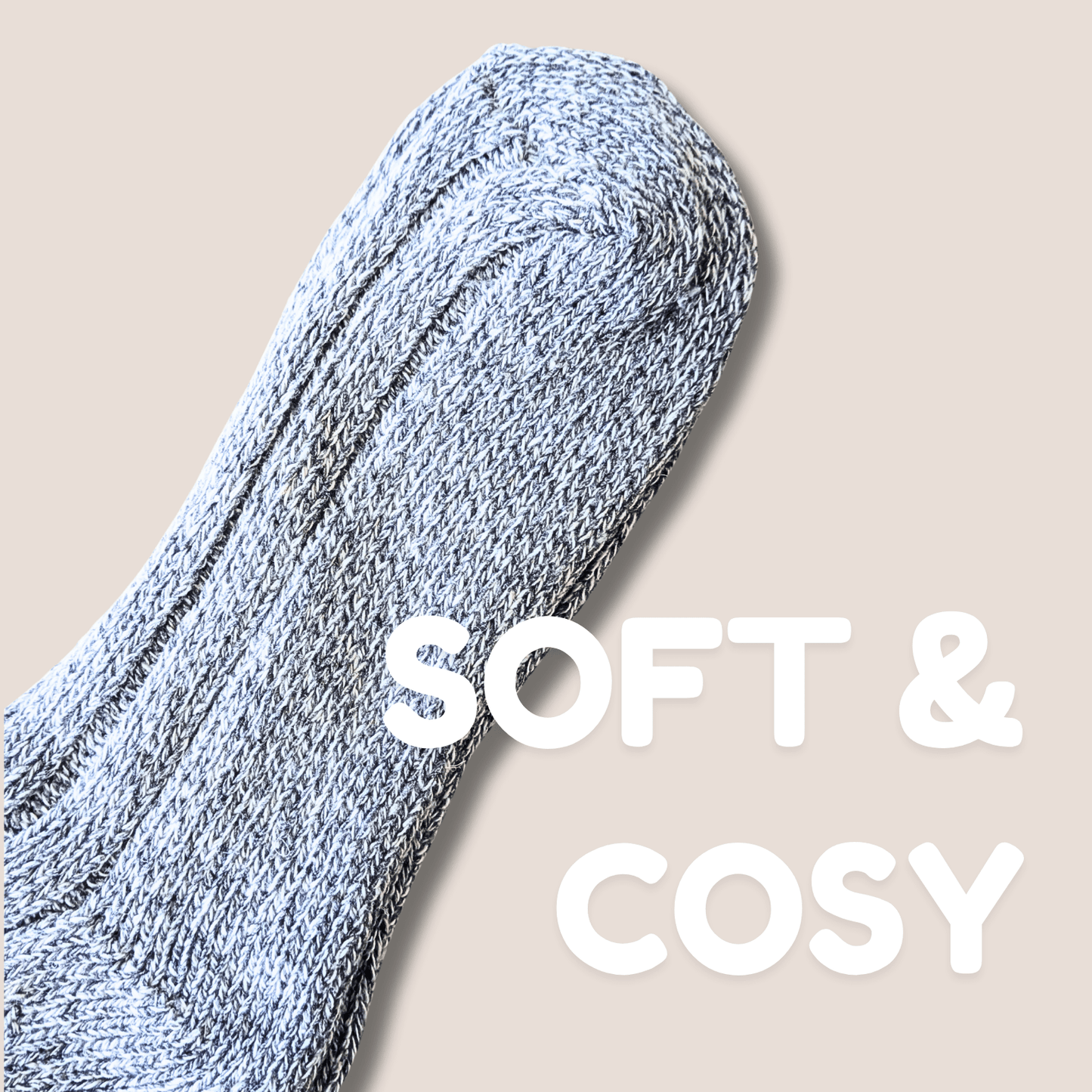 6 Pairs Women's Ultra Chunky Long Wool Thermal Socks for Outdoor Activities Warm Thick Insulated Winter Work Boots Sock Size UK 4-7 EU 37-40 Assorted Colours by Sock Stack Socks