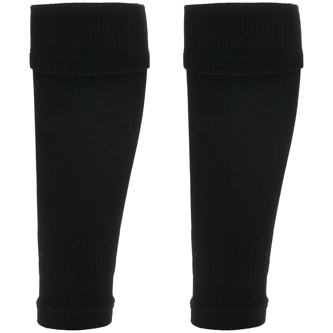 Kids Leg Sleeve Socks Black Fits Over Calf Shin Pads Compression Sleeves for Football Training Running by Sock Stack BLACK Socks