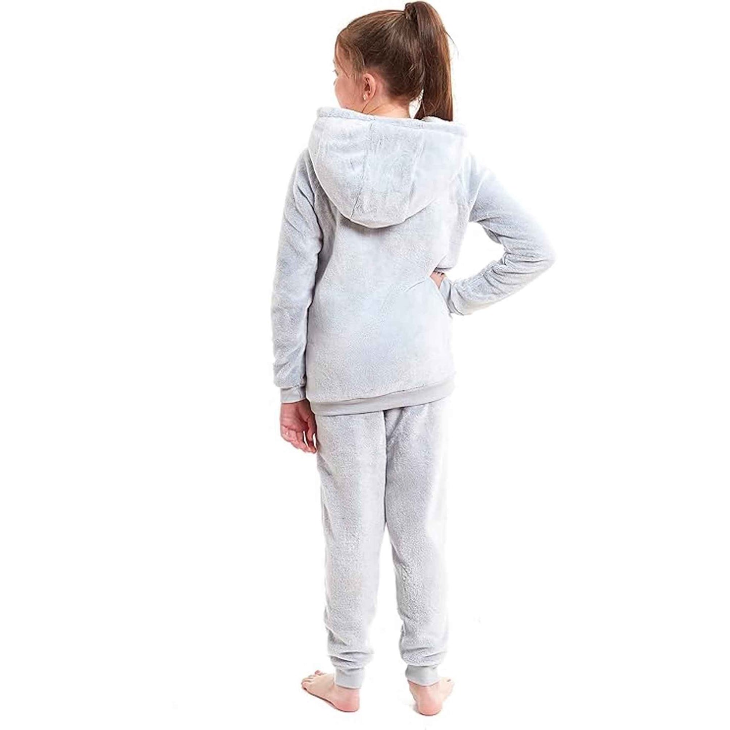 Koala Bear Fleece Hooded Pyjama Set Soft Plush Loungewear for Kids and Adults Cosy Nightwear with Hoodie and Elasticated Pants by Daisy Dreamer Pyjamas
