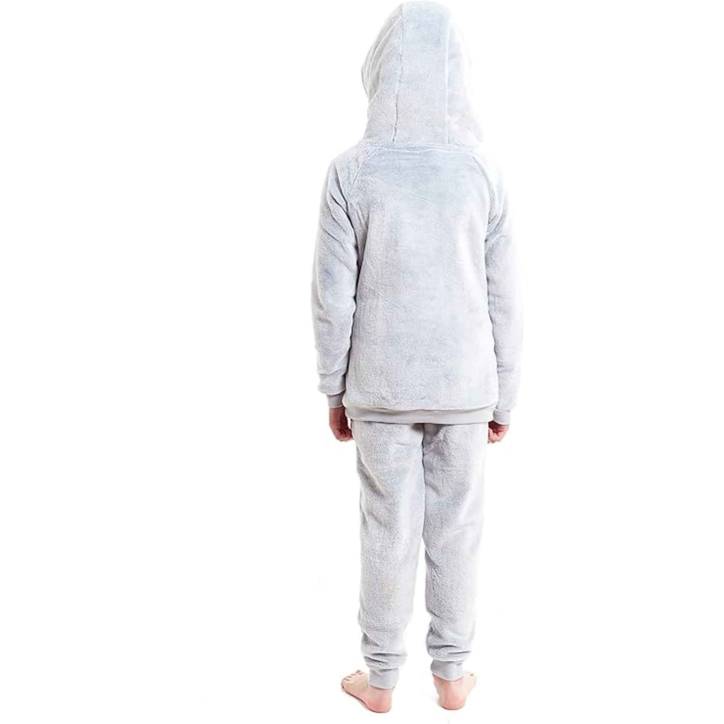 Koala Bear Fleece Hooded Pyjama Set Soft Plush Loungewear for Kids and Adults Cosy Nightwear with Hoodie and Elasticated Pants by Daisy Dreamer Pyjamas