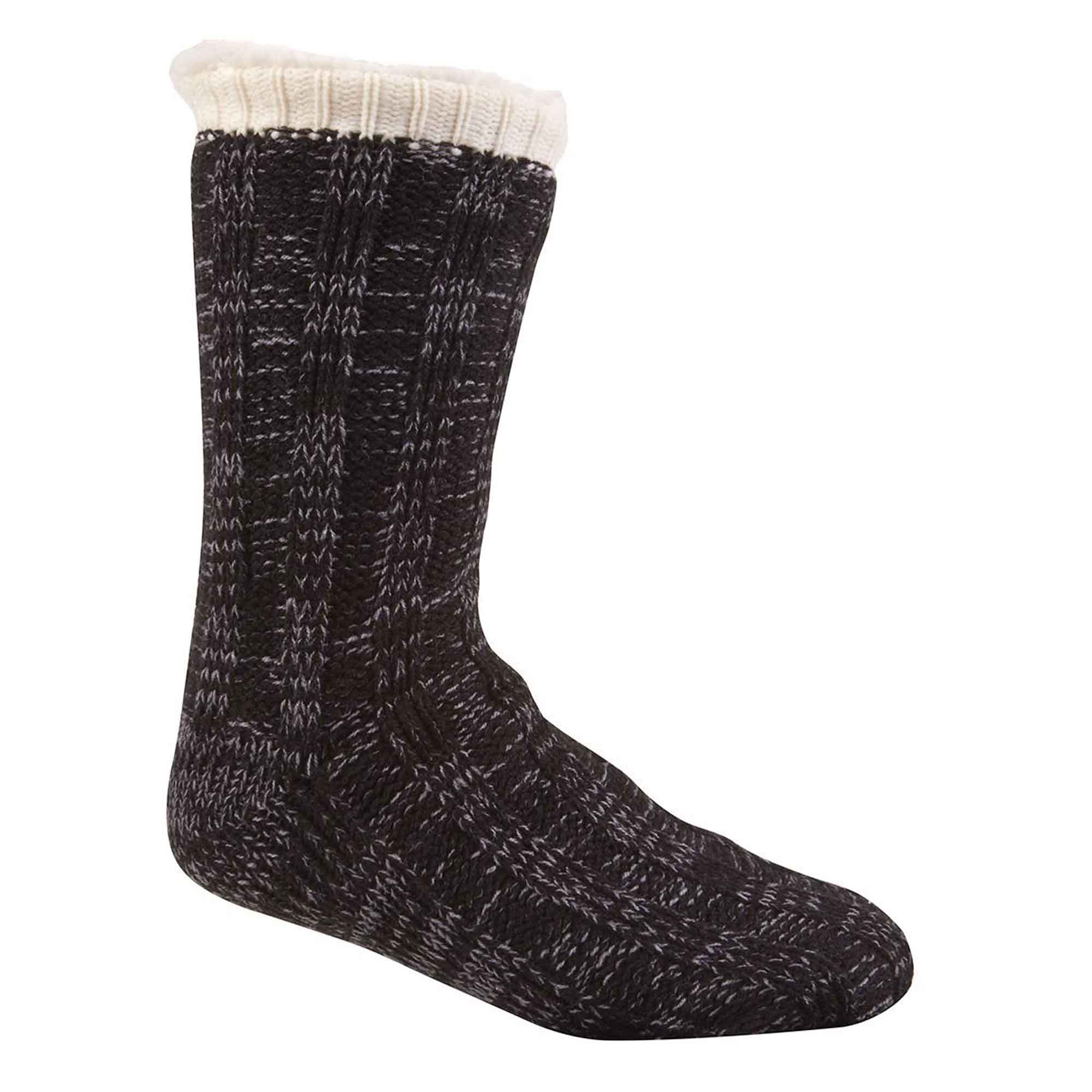 Men's Chunky Winter Lounge Slipper Socks with Non-Slip Grips Ultra