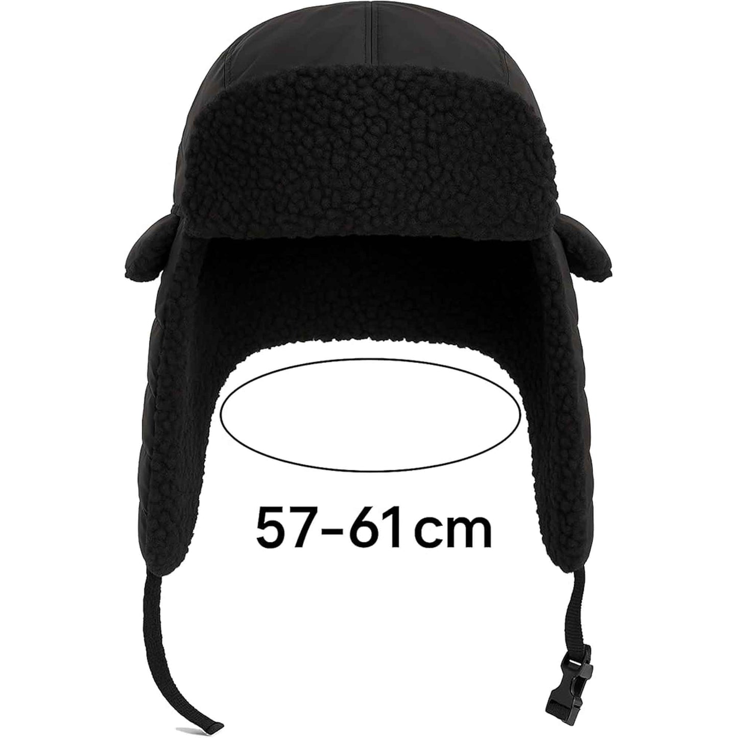 Mens Ribbed Waterproof Trapper Hat with 3M Thinsulate Fleece Lining for Winter Warmth and Cold Weather Protection by Heatwave Thermalwear Trapper Hat