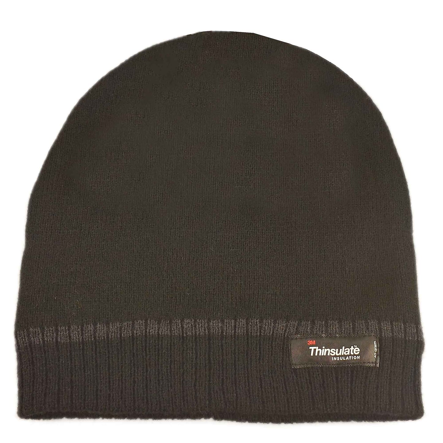 Pack of 2 Mens Stripe Fleece Beanie Hat with 3M Thinsulate Insulation Quick Drying Lightweight Winter Thermal Protection for Skiing Hiking Outdoor by Sock Stack Hats