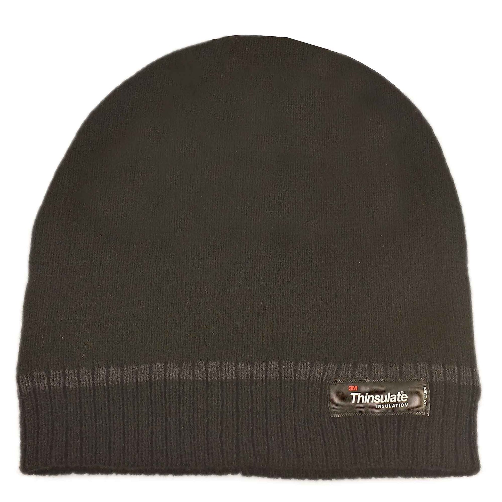 Pack of 2 Mens Stripe Fleece Beanie Hat with 3M Thinsulate Insulation Quick Drying Lightweight Winter Thermal Protection for Skiing Hiking Outdoor by Sock Stack Hats