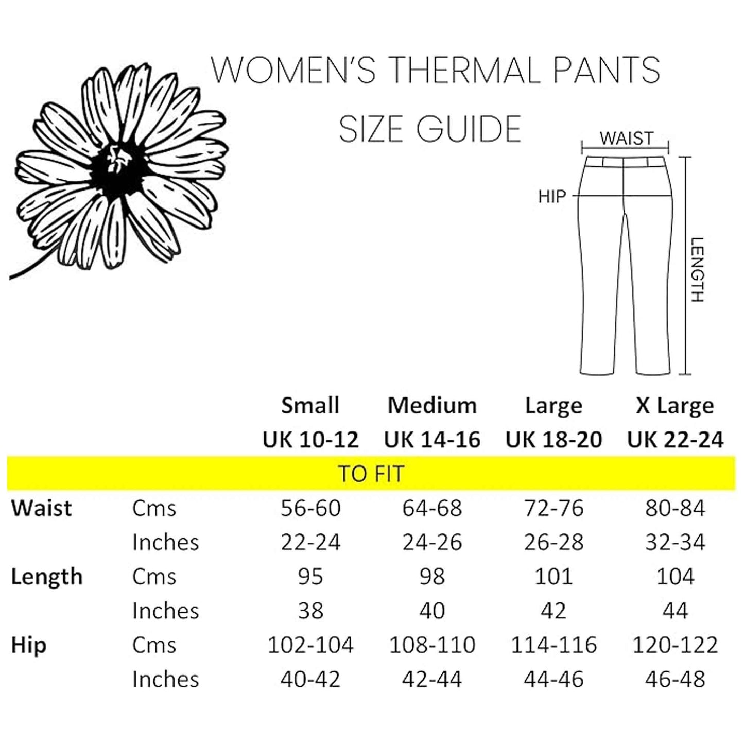 Pack of 2 Womens Thermal Pants Advanced Insulating Yarn Cotton Rich Ribbed Comfort Fit for Running Hiking Workwear in White Grey Black by Heatwave Thermalwear Thermal Underwear