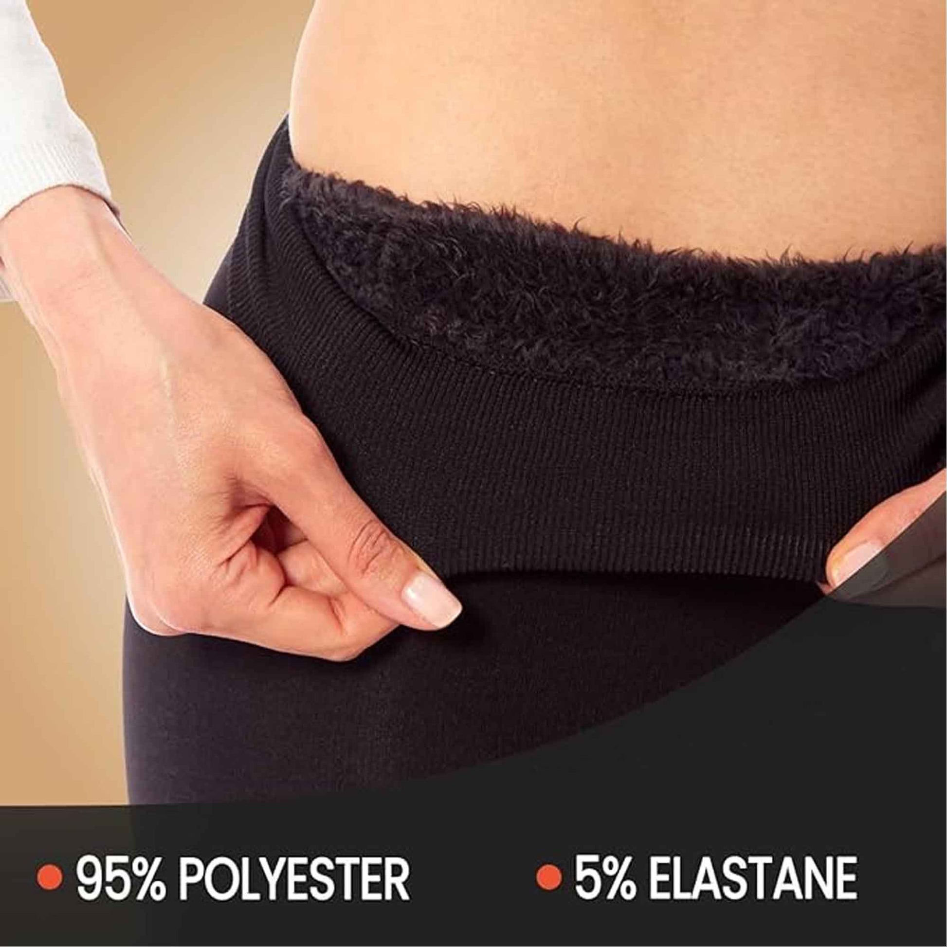 Pack of 2 Womens Ultra Thermal Brushed Black Leggings 140 Denier Warm Stretchy Comfortable Fit Stylish Winter Wear by Heatwave Thermalwear Leggings