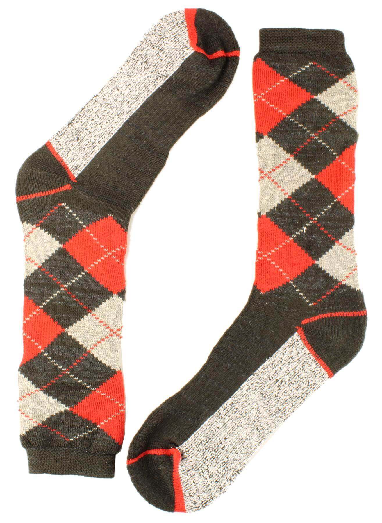 12 Pack Men's Thermal Merino Wool Work Boot Socks Reinforced Heel and Toe Warm Breathable for Hiking Winter Wear Moisture-Wicking Odor-Resistant by Sock Stack Socks