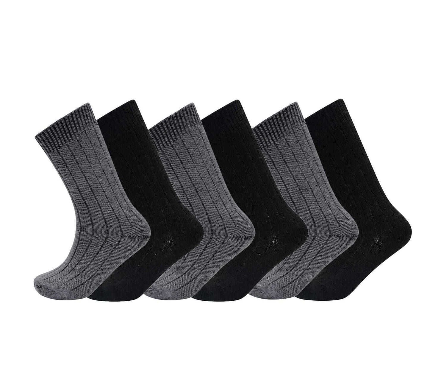 12 Pack Men's Thermal Merino Wool Work Boot Socks Reinforced Heel and Toe Warm Breathable for Hiking Winter Wear Moisture-Wicking Odor-Resistant by Sock Stack Socks