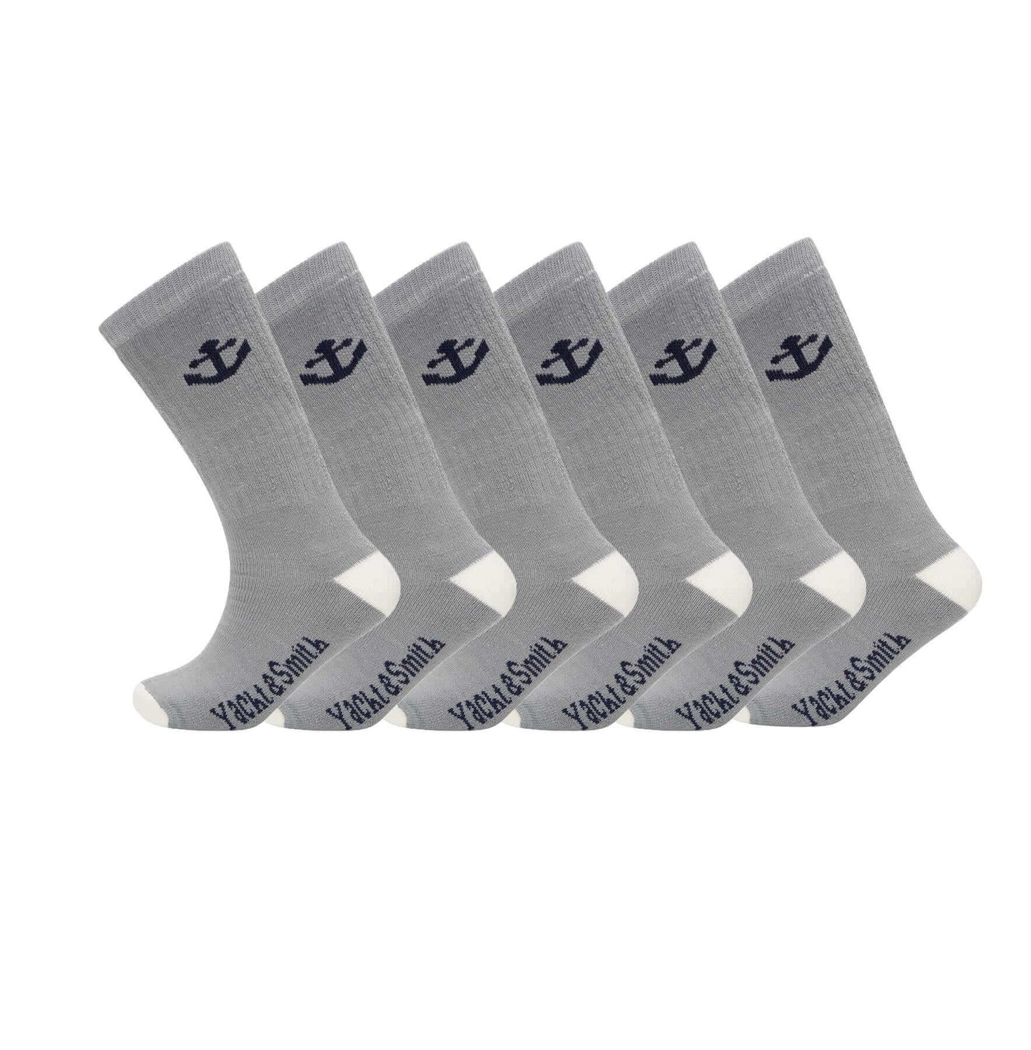 12 Pack Men's Thermal Merino Wool Work Boot Socks Reinforced Heel and Toe Warm Breathable for Hiking Winter Wear Moisture-Wicking Odor-Resistant by Sock Stack Socks