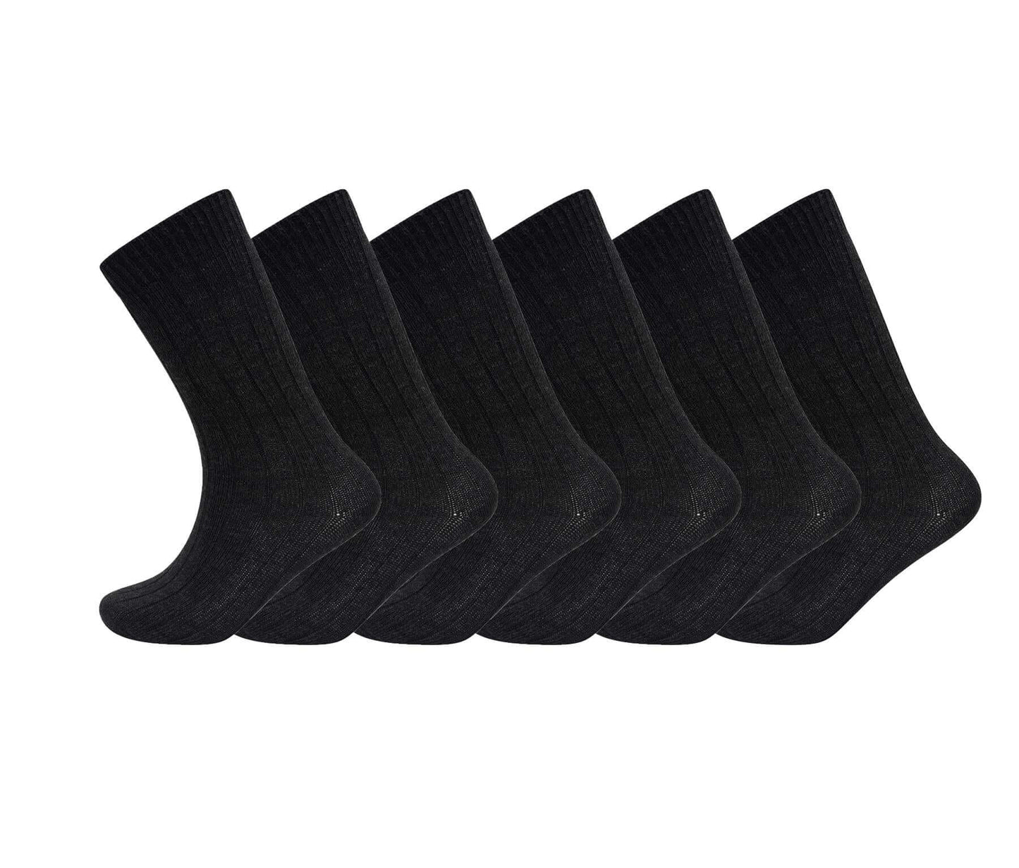 12 Pack Men's Thermal Merino Wool Work Boot Socks Reinforced Heel and Toe Warm Breathable for Hiking Winter Wear Moisture-Wicking Odor-Resistant by Sock Stack Socks