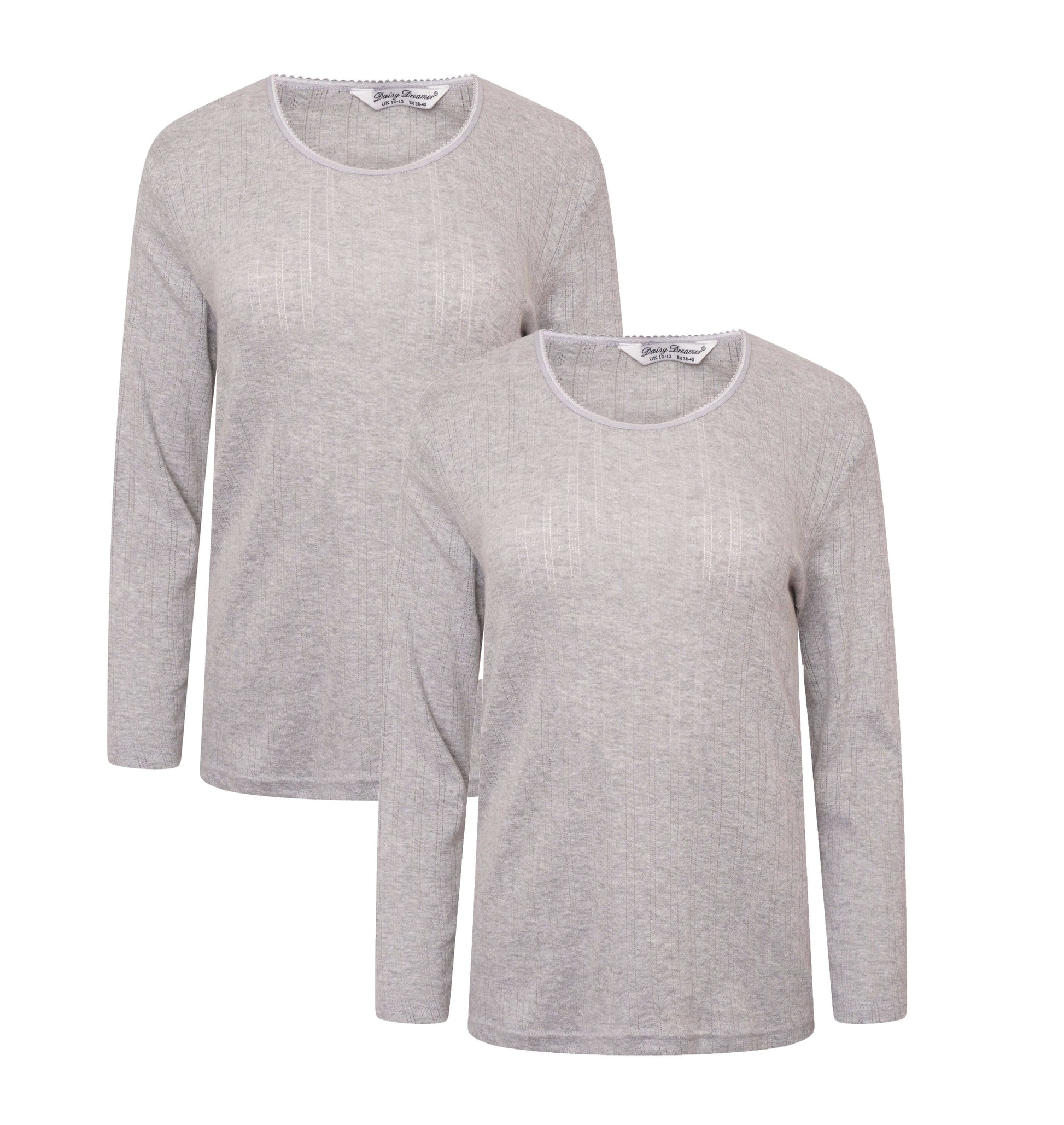 Heatwave® Pack Of 2 Women's Thermal Long Sleeve Top, Ladies Warm Winter Baselayer. Buy now for £10.00. A Thermal Underwear by Heatwave Thermalwear. baselayer, black, daisy dreamer, grey, heatwave, hiking, long sleeve, outdoor, pants, skiing, sports, therm