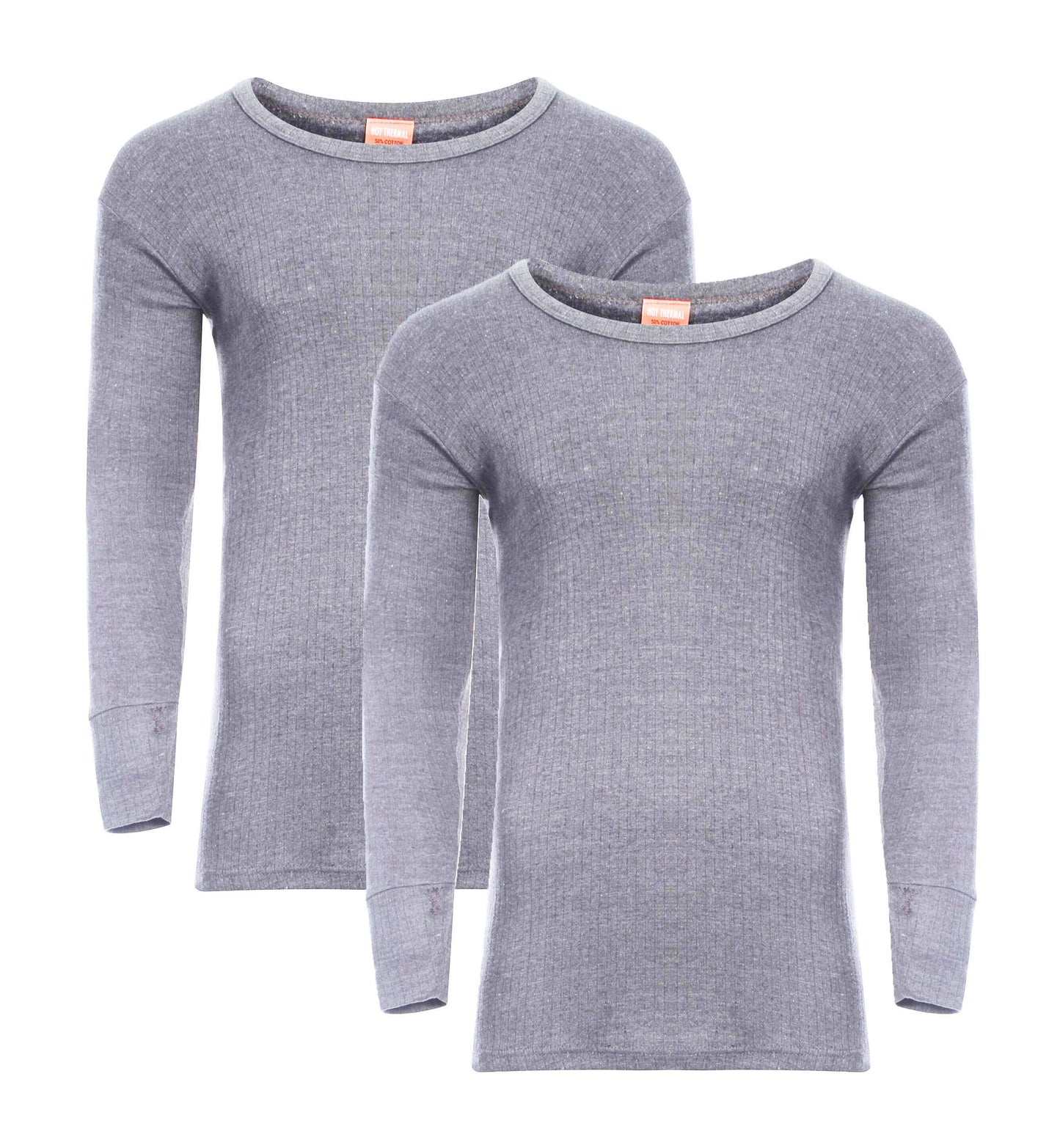 Heatwave® Pack Of 2 Men's Thermal Long Sleeve Top, Warm Underwear Baselayer. Buy now for £12.00. A Thermal Underwear by Heatwave Thermalwear. baselayer, black, blue, charcoal, grey, heatwave, hiking, large, long johns, long sleeve, marl grey, medium, mens