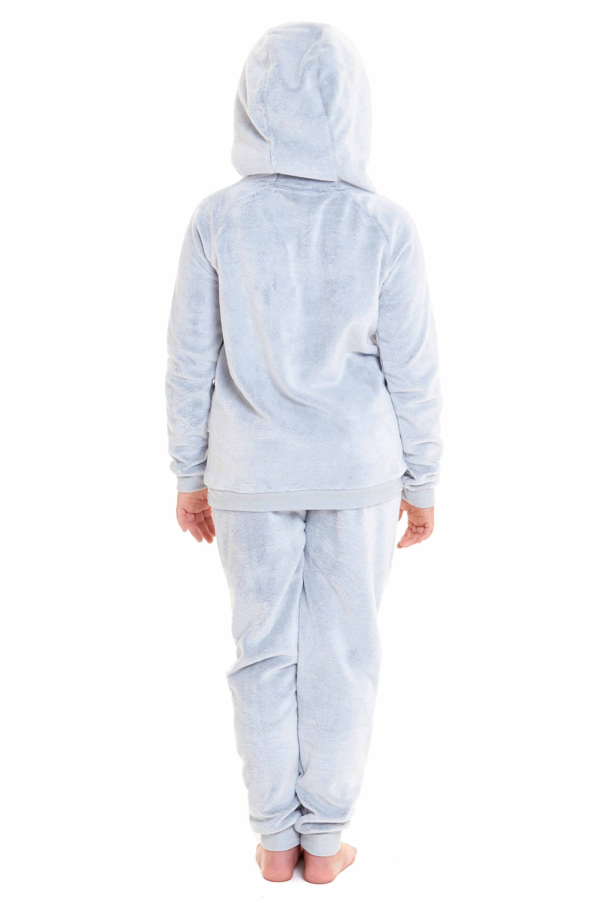Cuddly Raccoon Fleece Hooded Pyjama Set for Women and Girls Super Soft Sherpa Lined Nightwear Ideal Mother Daughter Gift Cosy Boutique by Daisy Dreamer Pyjamas