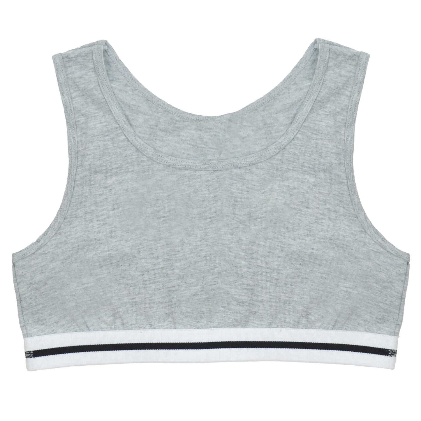 Pack of 4 Girls Seamless Sports Bralettes Racer Back Crop Top Training Bra Comfortable Stretchy Yoga Vest for Kids and Teens Ultimate Support by Daisy Dreamer Underwear