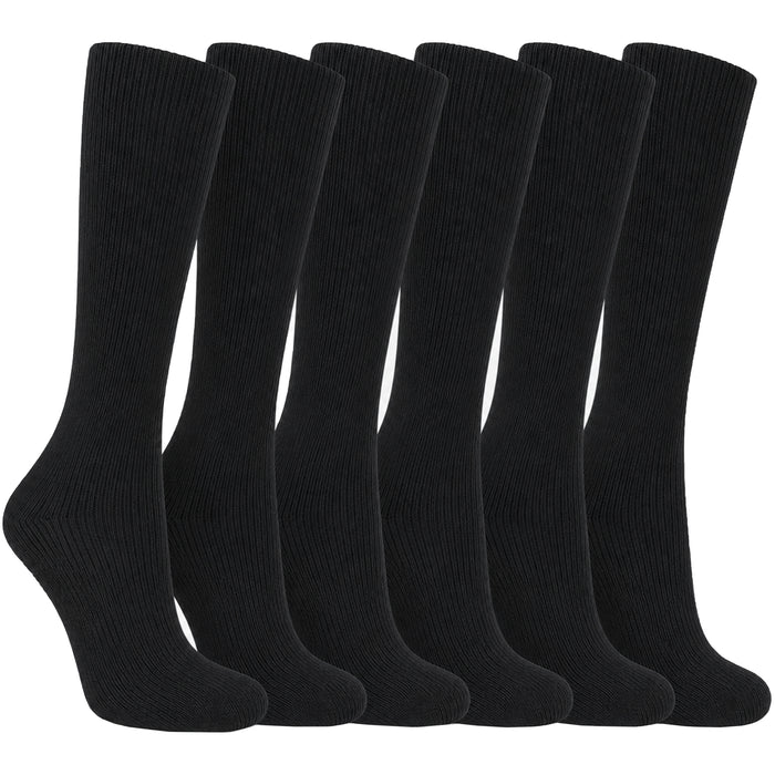 Sock Stack Men's Thermal Boot Socks 6 Pack Insulated Hiking Work Socks UK 6-11 Warm Brushed Winter Base Layer