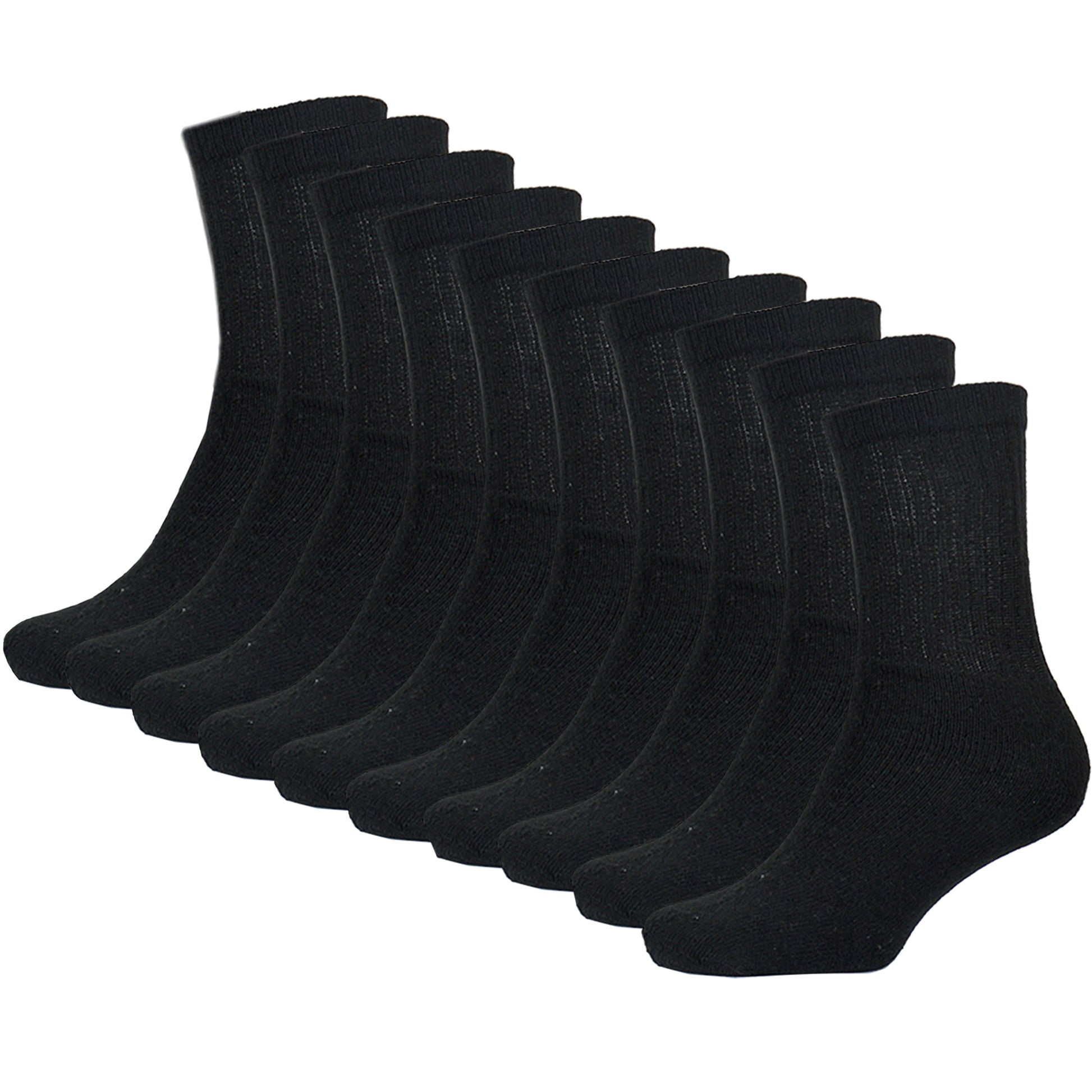 10 Pairs Kids Athletic Sport Socks Cushioned Breathable Durable for Running Hiking Football Boys Girls Anti-Blister Moisture-Wicking by Sock Stack. Buy now for £8.00.