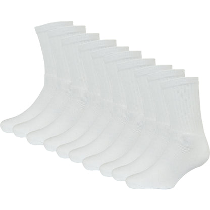 10 Pairs Kids Athletic Sport Socks Cushioned Breathable Durable for Running Hiking Football Boys Girls Anti-Blister Moisture-Wicking by Sock Stack. Buy now for £8.00.