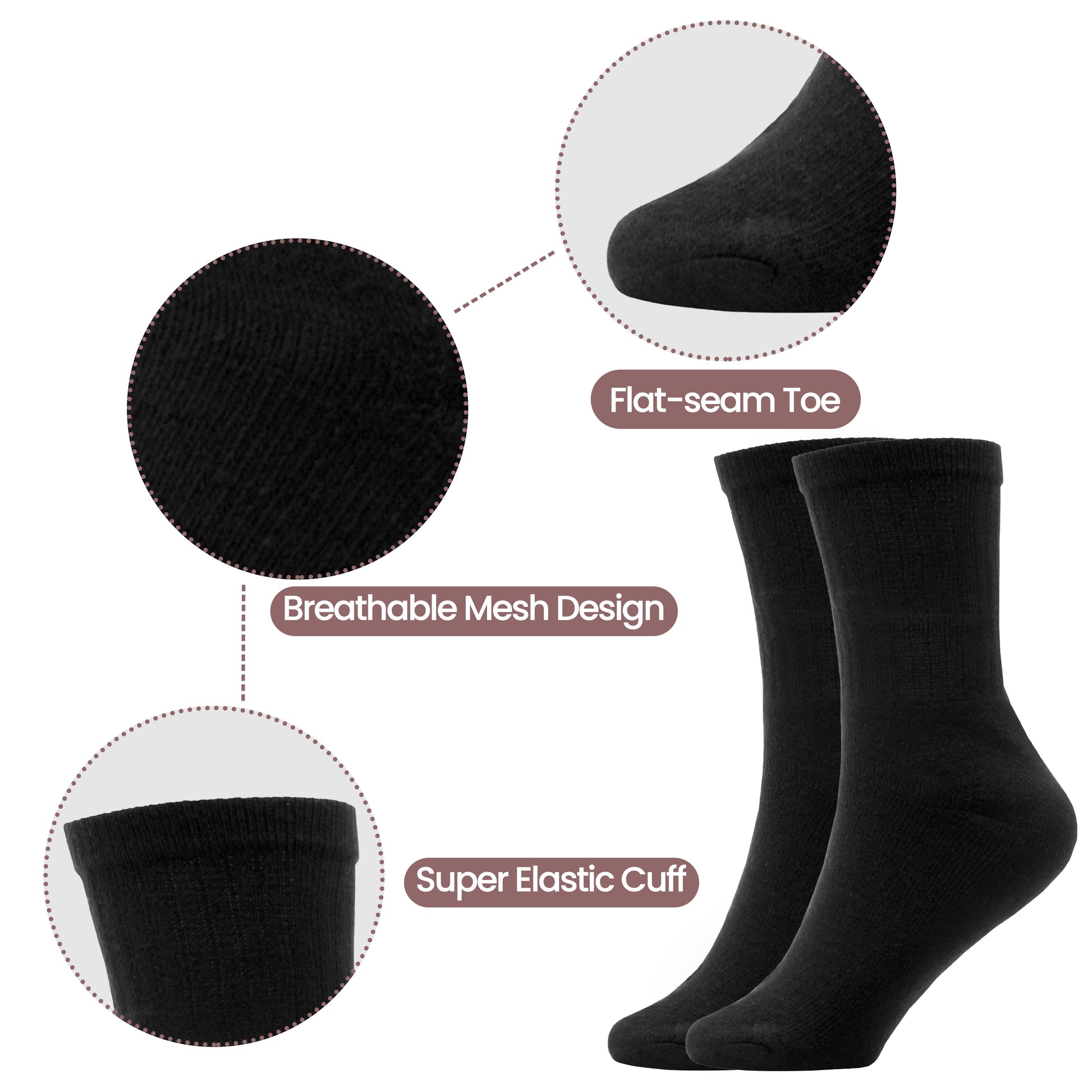 10 Pairs Kids Athletic Sport Socks Cushioned Breathable Durable for Running Hiking Football Boys Girls Anti-Blister Moisture-Wicking by Sock Stack. Buy now for £8.00.