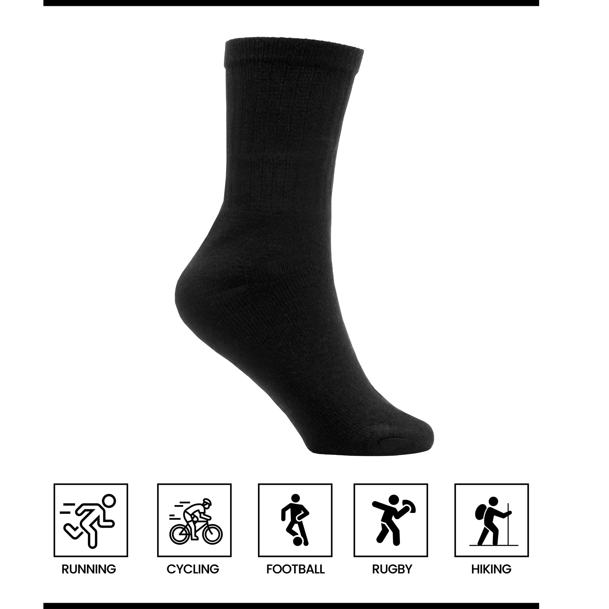10 Pairs Kids Athletic Sport Socks Cushioned Breathable Durable for Running Hiking Football Boys Girls Anti-Blister Moisture-Wicking by Sock Stack. Buy now for £8.00.