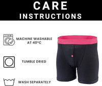 12 Pack Classic Menswear Black Cotton Blend Boxer Shorts Breathable Activewear Comfortable Stretch Colourful Waistband Durable Lightweight Button Fly Underwear MB08 by Sock Stack Boxer Shorts