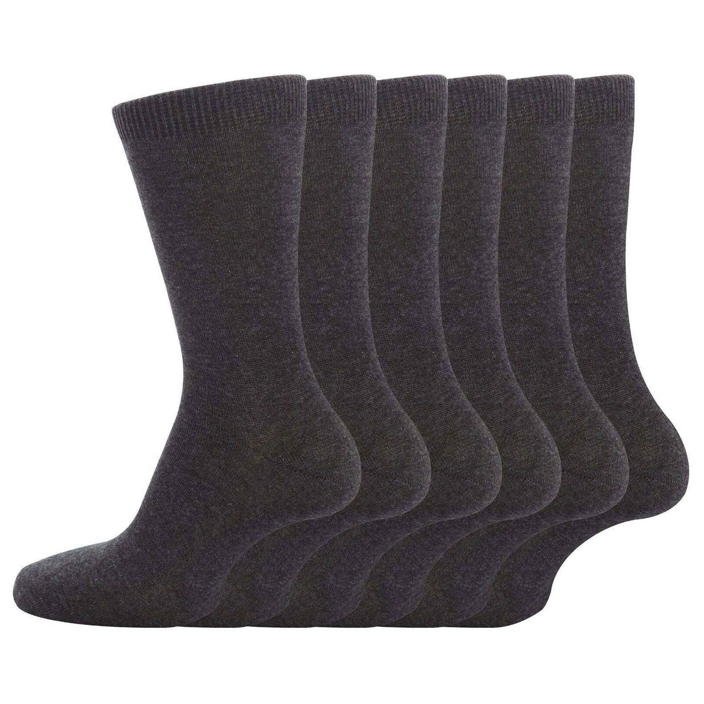 12 Pairs Kids Cotton School Socks Breathable Durable Ankle Socks Boys Girls Uniform Navy Grey Black White Sizes 2 to 12 by Sock Stack GREY / 6-8 Socks