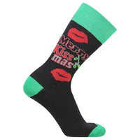12 Pairs Men's Christmas Socks Cotton Rich Festive Holiday Novelty Designs Santa Claus Turkey Emojis Stocking Filler in UK Sizes 6-11 by Sock Stack ASSORTED / 6-11 Socks