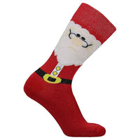 12 Pairs Men's Christmas Socks Cotton Rich Festive Holiday Novelty Designs Santa Claus Turkey Emojis Stocking Filler in UK Sizes 6-11 by Sock Stack ASSORTED / 6-11 Socks