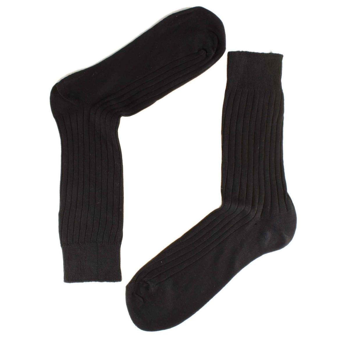 12 Pairs Men's Seamless Toe 100% Cotton Dress Socks Ribbed Moisture-Wicking Antibacterial Breathable Assorted Colours for Formal and Casual Wear by Sock Stack Socks