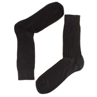 12 Pairs Men's Seamless Toe 100% Cotton Dress Socks Ribbed Moisture-Wicking Antibacterial Breathable Assorted Colours for Formal and Casual Wear by Sock Stack Socks
