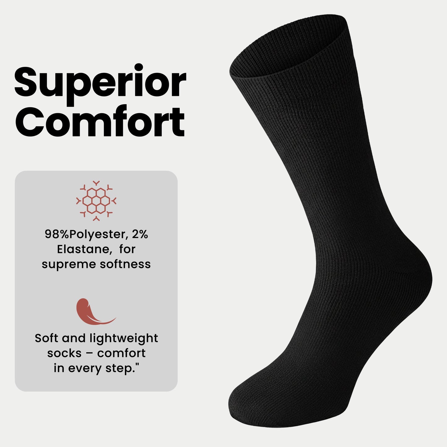 12 Pairs Men’s Thermal Socks Extra Warm Thick Winter Work Boot Socks Soft Outdoor Hiking Walking Black UK 6-11 by Heatwave Thermalwear BLACK Socks