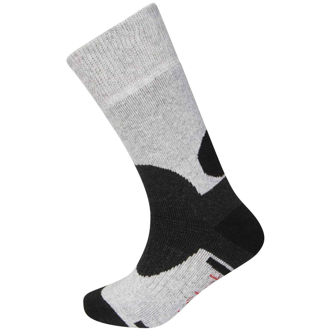 12 Pairs Mens Wool Hiking Work Boot Socks with Padded Sole Reinforced Heel and Toe for Ultimate Comfort and Durability Black and Grey UK 6-11 EU 39-45 Sock Stack ASSORTED / 6-11 Socks