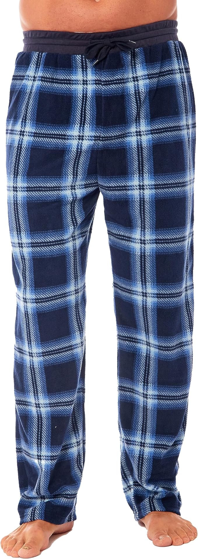 Men's Fleece Lounge Pants Super Soft PJ Sleepwear Nightwear Check Design. Buy now for £15.00. A Lounge Pant by Toro Rocco. blue, check, check designs, design, everyday wear, fleece, grey, large, Lounge, loungewear, medium, Men, mens, navy, nightwear, pant