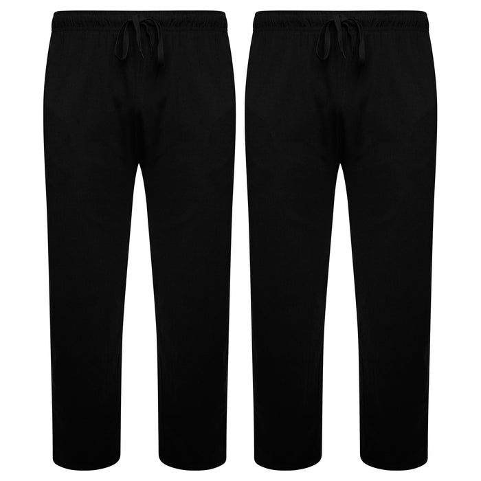 Sock Stack 2 Pack Mens Cotton Lounge Bottoms Stretchable PJ Pants Durable Cosy Cosy Super Soft Lounge Comfort