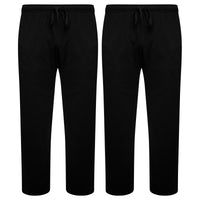 Sock Stack 2 Pack Mens Cotton Lounge Bottoms Stretchable PJ Pants Durable Cosy Cosy Super Soft Lounge Comfort