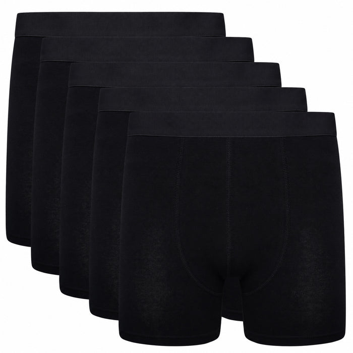 Sock Stack Men's Boxer Shorts 5 Pack Organic Cotton Stretch S-XXL