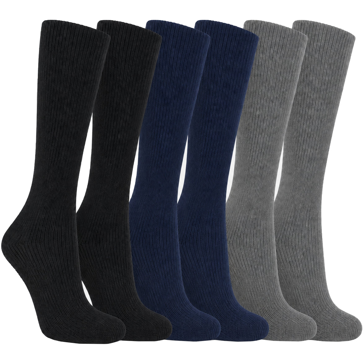 Sock Stack Men's Thermal Boot Socks 6 Pack Insulated Hiking Work Socks UK 6-11 Warm Brushed Winter Base Layer
