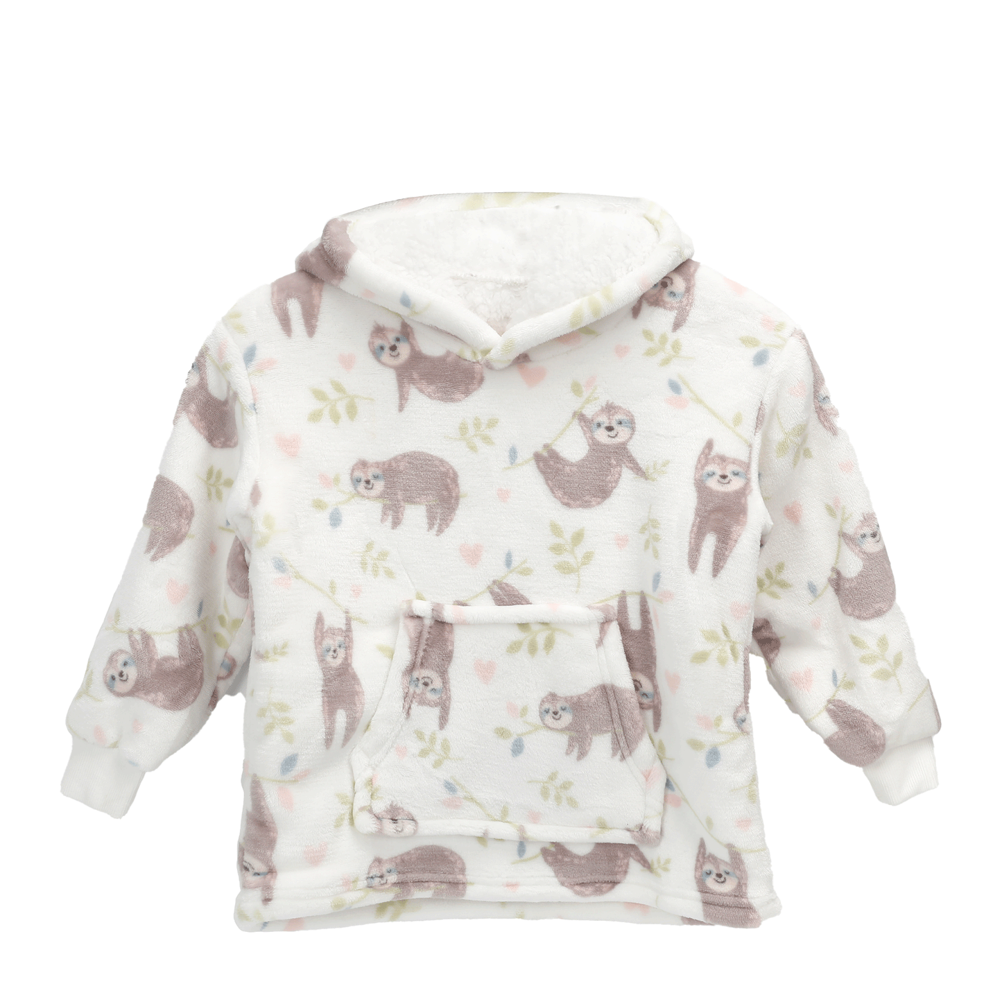 Unisex Safari and Sloth Hoodie Blanket for Infants 0-2 Years Ultra Soft Cozy Wearable Blanket with Spacious Pocket for Boys and Girls by Daisy Dreamer. Buy now for £15.00.