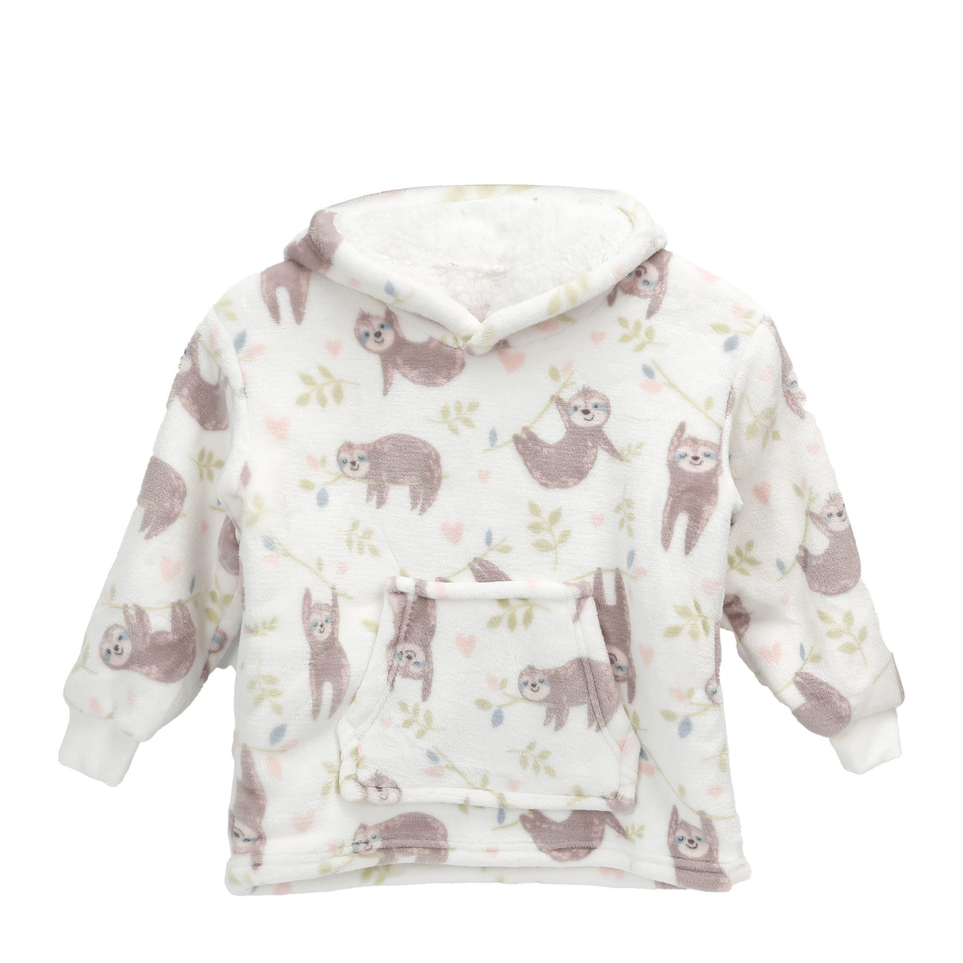 Unisex Safari and Sloth Hoodie Blanket for Infants 0-2 Years Ultra Soft Cozy Wearable Blanket with Spacious Pocket for Boys and Girls by Daisy Dreamer. Buy now for £15.00.