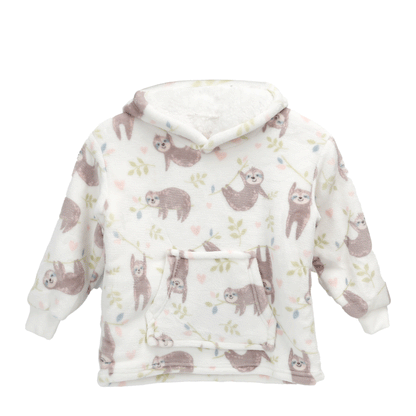 Unisex Safari and Sloth Hoodie Blanket for Infants 0-2 Years Ultra Soft Cozy Wearable Blanket with Spacious Pocket for Boys and Girls by Daisy Dreamer. Buy now for £15.00.