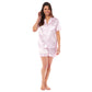 Women's Satin Silk Short Pyjama Set Soft Breathable Nightwear Loungewear PJs Black Pink Grey UK Sizes 8-22 by Daisy Dreamer. Buy now for £10.00.